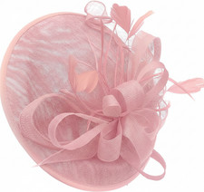 Big saucer sinamay headband - sinamay,