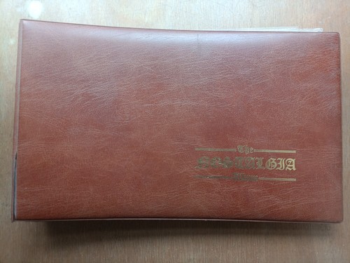 Cigarette card album - card,
