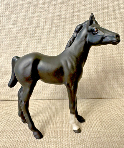Beswick matt black foal - beswick,