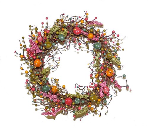 Easter wreath artificial egg - easter,