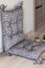 Set of cushions for rocking chairs, chairs pillow, pad with ties, kids and adult