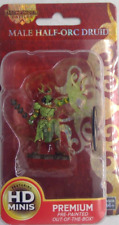 PATHFINDER BATTLES MALE HALF-ORC DRUID PREMIUM MINIATURES EXP BRAND NEW