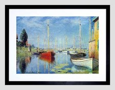 CLAUDE MONET PLEASURE BOATS AT