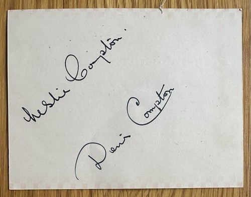 Denis compton leslie - denis, compton/leslie