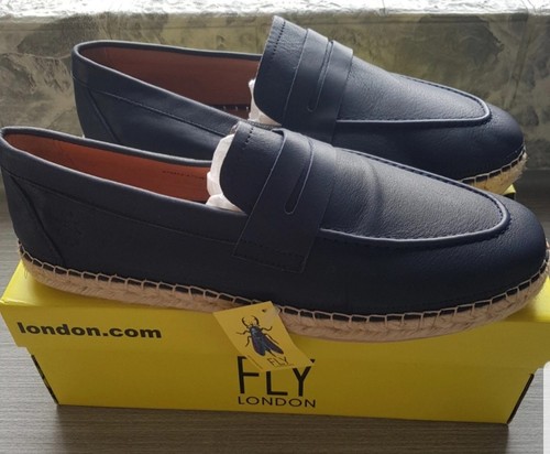 Mens fly london navy leather - mens,