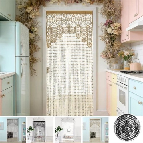 Macrame lace door string - lace,