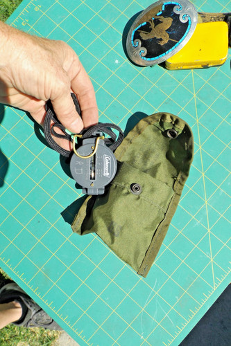Vintage coleman pocket compass - vintage,