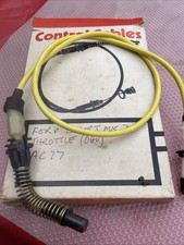 FORD ESCORT MK3 THROTTLE CABLE . Speedograph New Old Stock