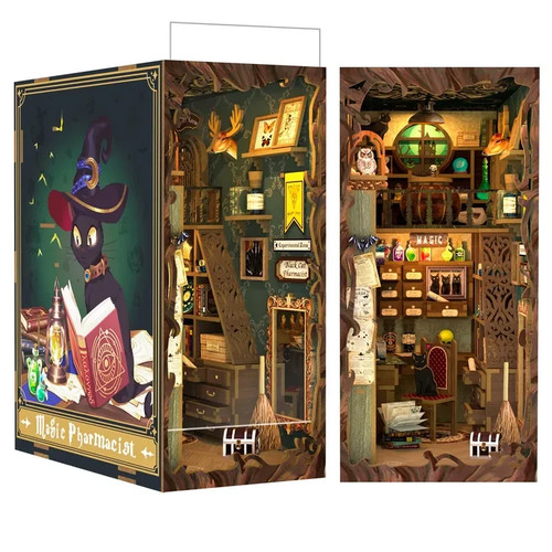 Diy halloween book nook kit - diy,