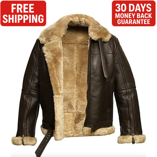 Men raf real leather - b3,