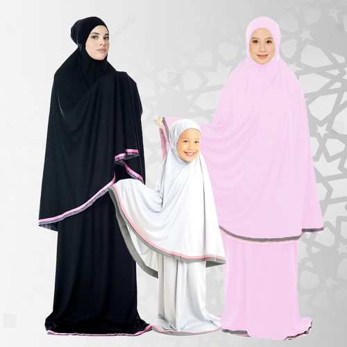 Mukena embroidered abaya - mukena,