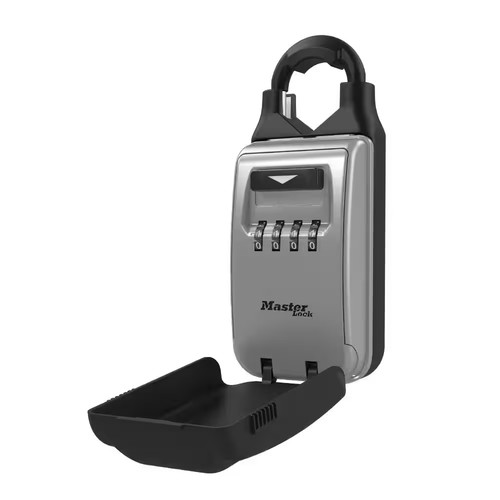 Key lock box for knobs - key,