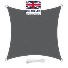 Swift Sun Shade Sail 2.5m x 2.5m Square HDPE Breathable 98% UV Block