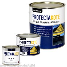 Protectakote Anti-Slip Coating in 4 Colours with Optional Solvent, Roller &Tray