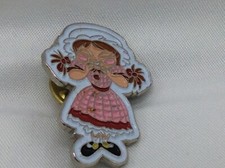 Haven Pin Badge  Polly in red