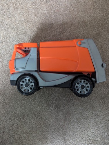 Orange bin lorry toy truck - orange,