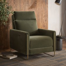Olive Green Velvet Electric