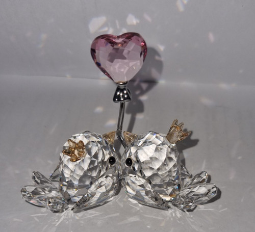 Swarovski love birds pink - swarovski,