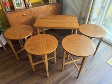 Midcentury Teak Nesting Tables Designed By Poul Hundevad
