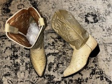 Tony Lama Ivory Quill Ostrich