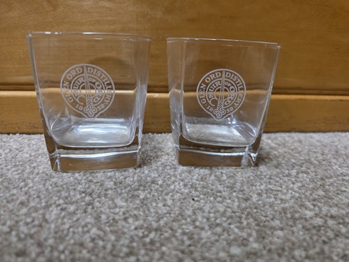 Glen ord whisky - 2, glasses