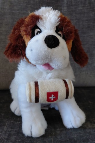 Bernard dog with barrel - st,