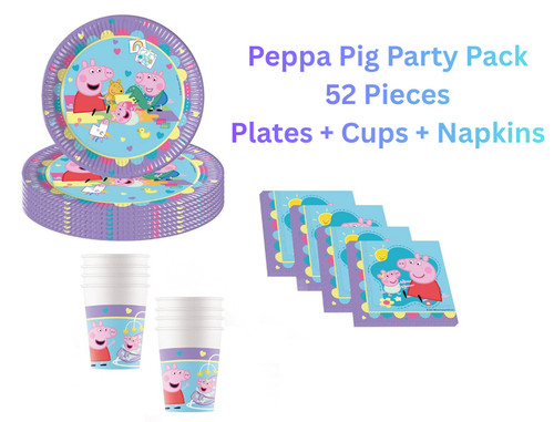 Peppa pig party - party, pieces