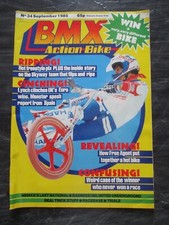BMX ACTION BIKE MAGAZINE SEP 1985 OLD SCHOOL BMX HUTCH, JMC, GT VINTAGE BMX 80s