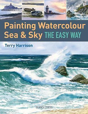 Painting watercolour sea sky - &,