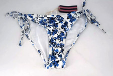 Jack Wills Ballyroe String Bikini Bottoms Floral UK 8 RRP £34.50 LN140 AA 04