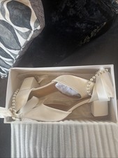 Satin Look Wedding Shoes Size