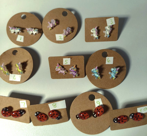 Pair handmade earrings - 1,