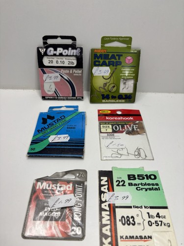 Job lot course fishing - lot, hooks