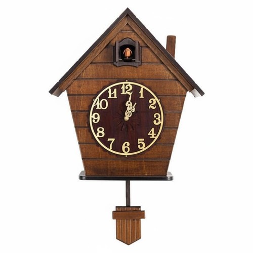 Wooden cuckoo clock silent - wooden,