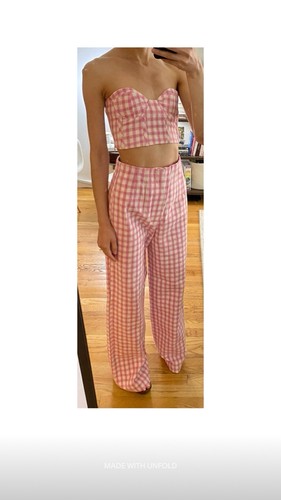 Zara set pink white - set, pink/white