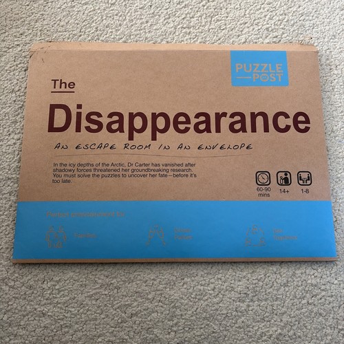 Puzzle post the disappearance - post,