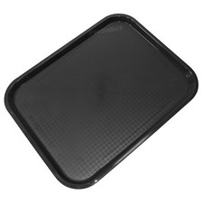 Black Plastic Serving Tray