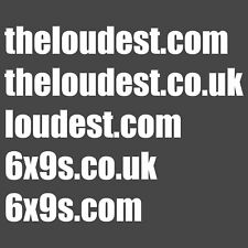 Domains: theloudest.com &