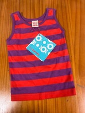 Katvig purple and red striped undershirt size 0-3months