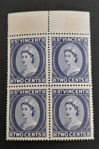 Vincent stamps block 4 - of,