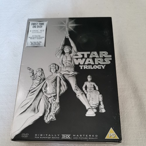 Star wars trilogy dvd - star, box
