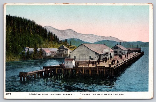 Cordova alaska boat landing - alaska,