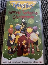 Vintage 1998 Merry Tweenie Christmas VHS video