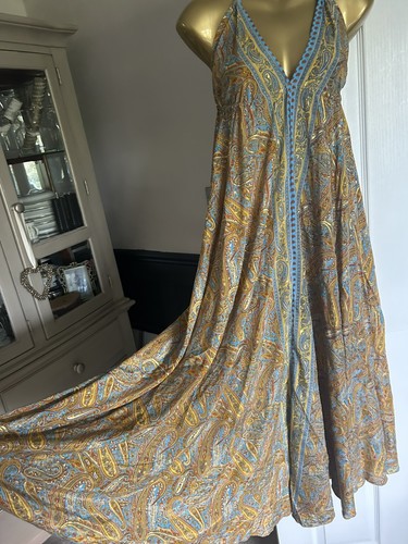 Indian magic art silk dress