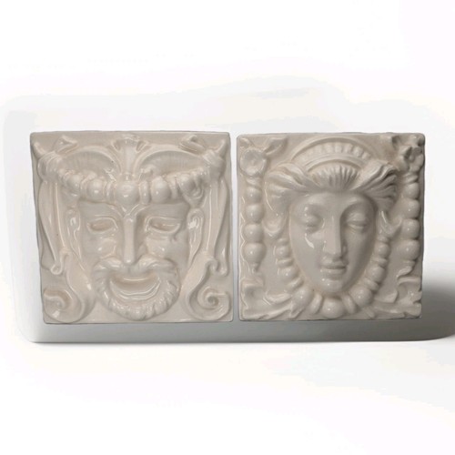 Pair face tiles - of,
