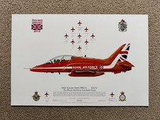 Raf red arrows 2015 signed - arrows,