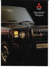 Mitsubishi Shogun 1990-1991 UK