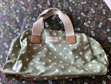 Cath kids on Green polka Dot Weekend bag