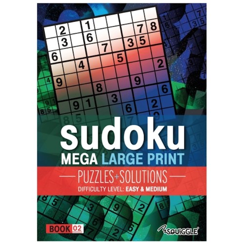 Mega large print modern sudoku - mega,