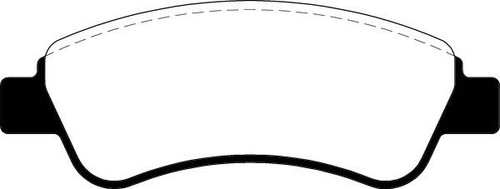 Abtex front brake pad set - brake,